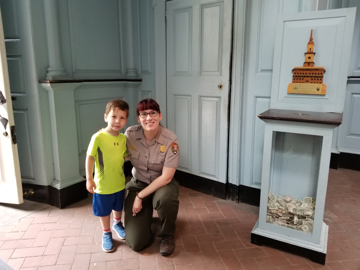 A Junior Ranger Explores Independence Hall