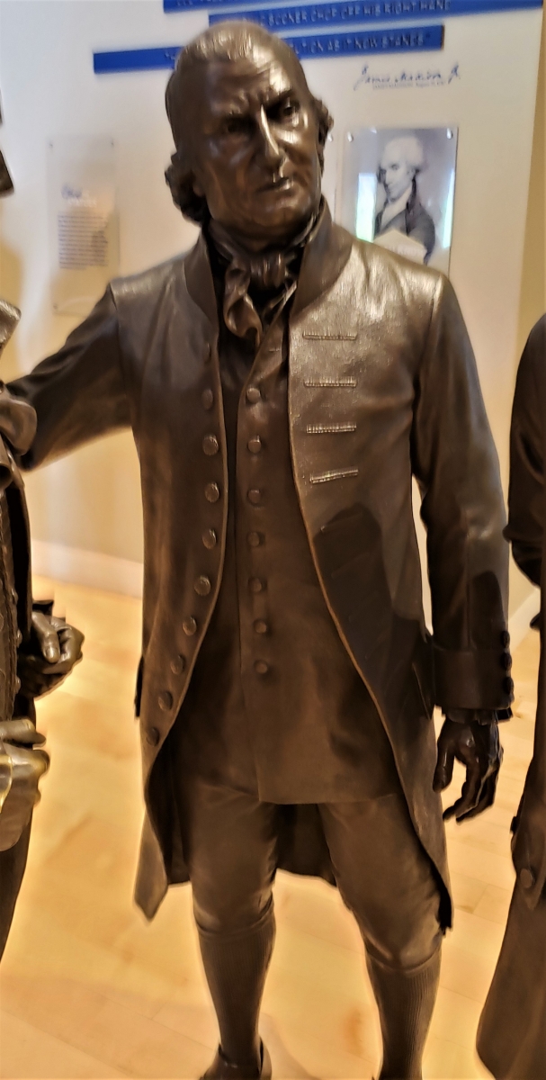 Charles Cotesworth Pinckney Statue in Signers' Hall at the National Constitution Center