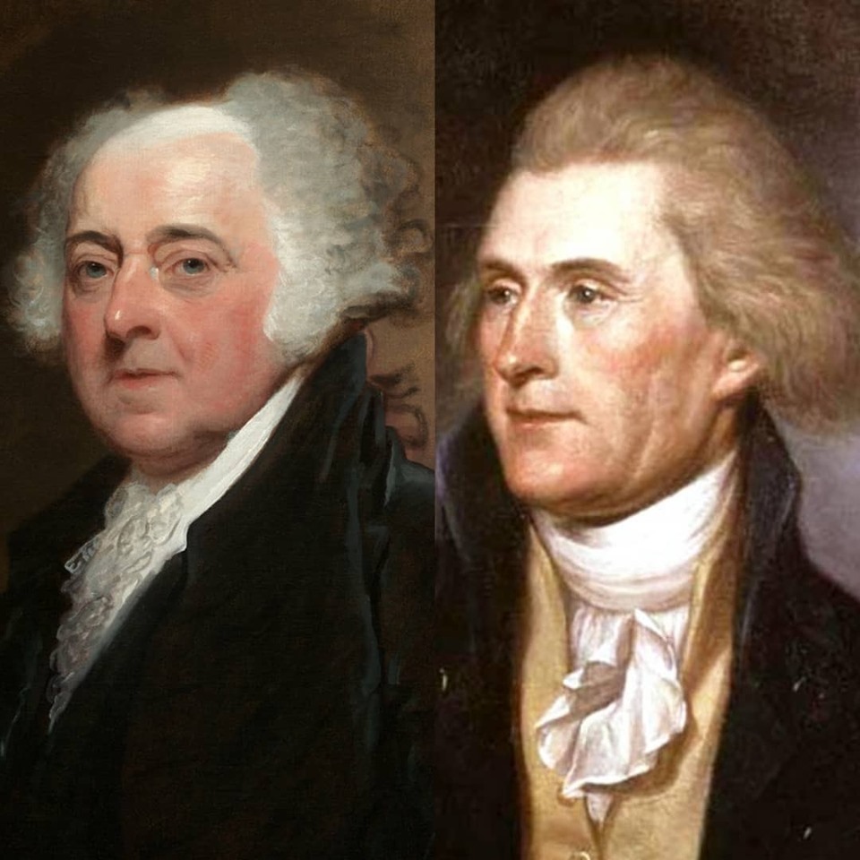 President John Adams and President Thomas Jefferson