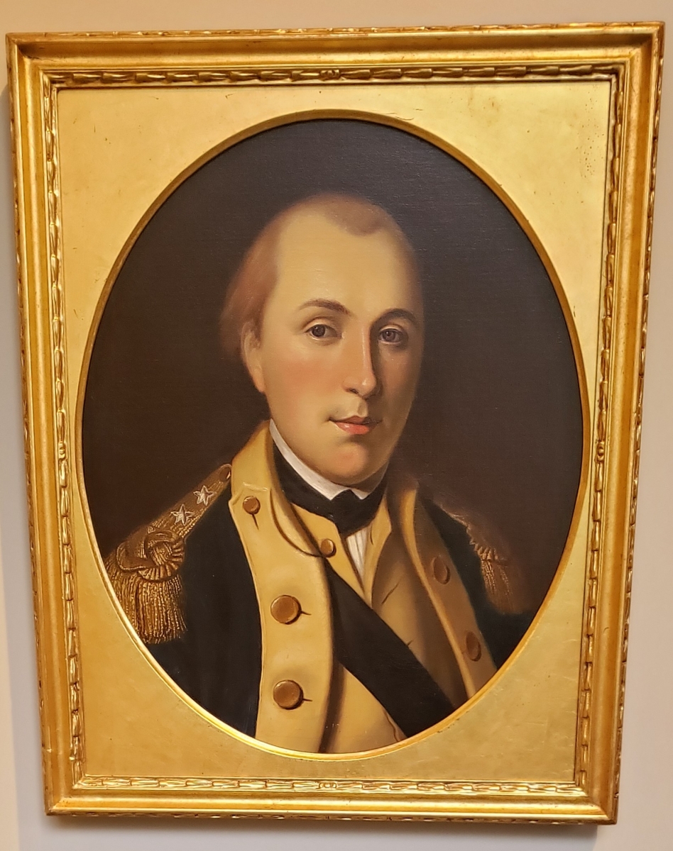 Marquis de Lafayette Portrait located in the Second Bank of the United States Portrait Gallery
