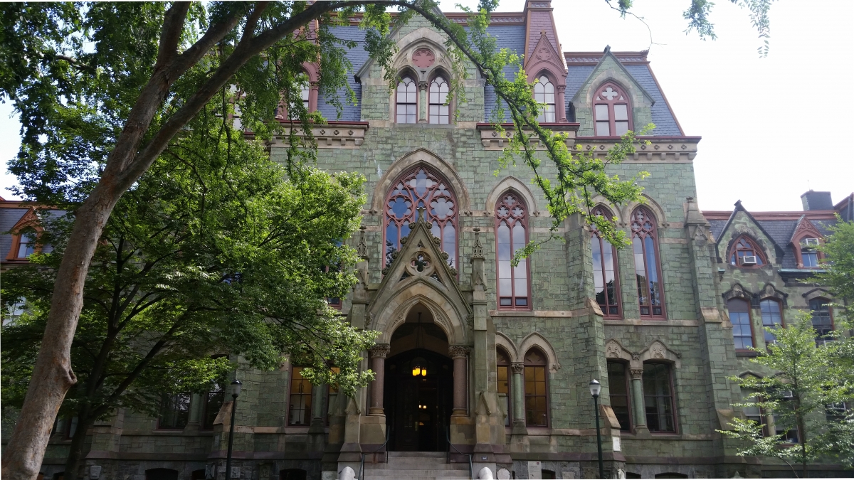 College Hall - The University of Pennsylvania - Founded by Benjamin Franklin in 1749