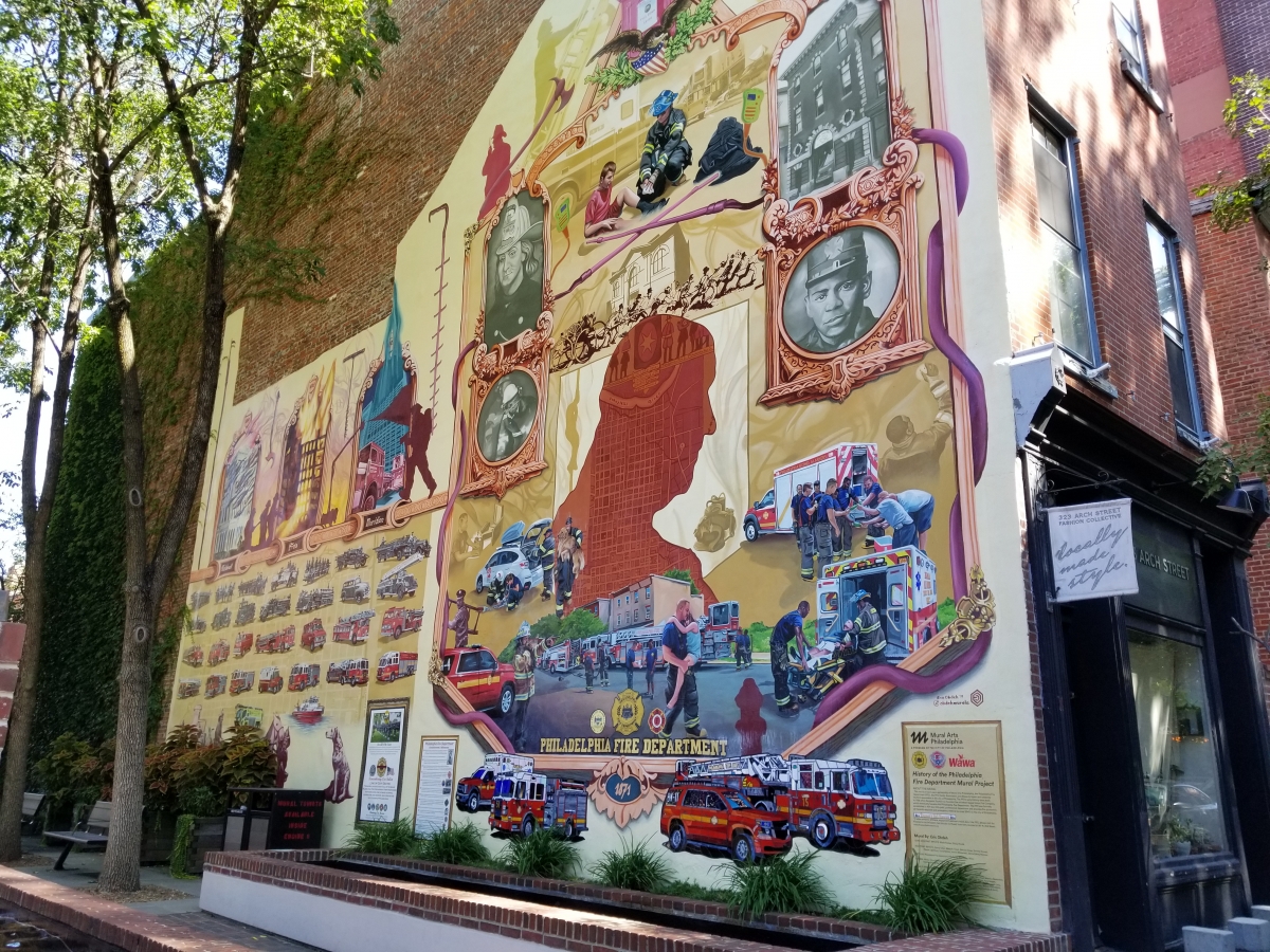 History of the Philadelphia Fire Department Mural
