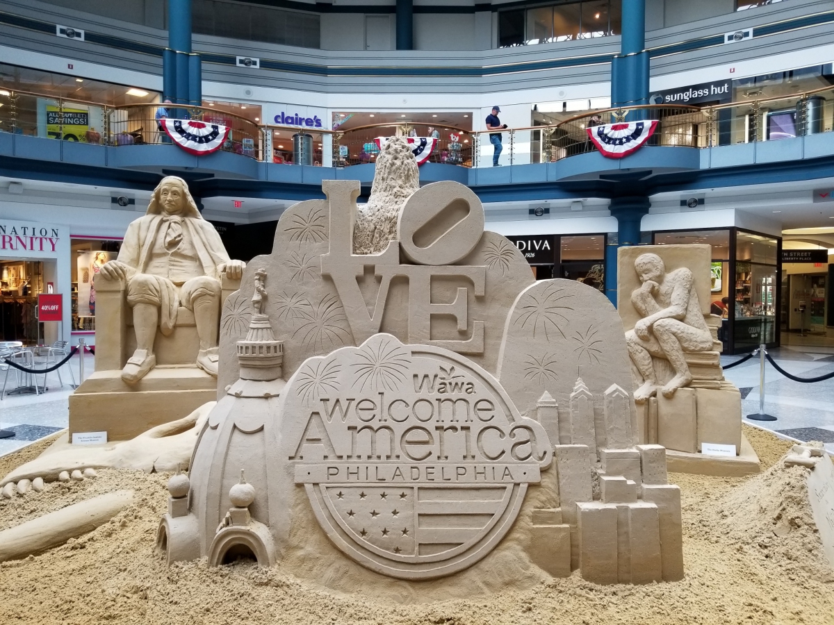 Sand Sculpture Spectacular at The Shops at Liberty Place