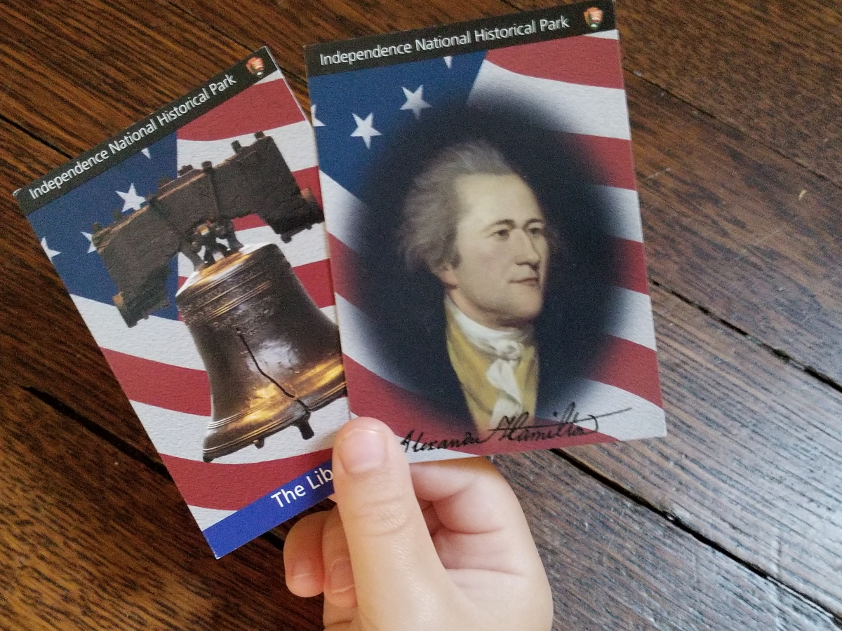 Alexander Hamilton and the Liberty Bell Trading Cards