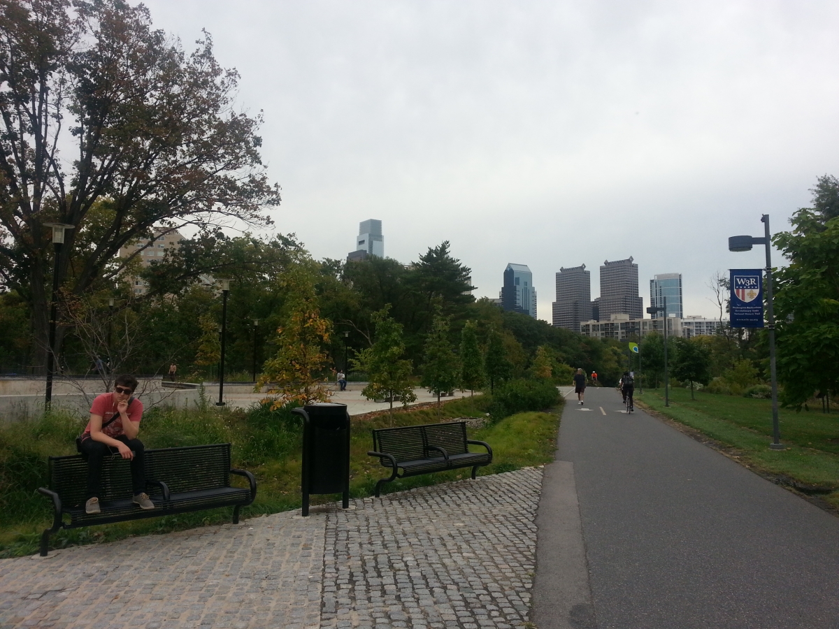Paine's Park with view of Center City skyline in the Background