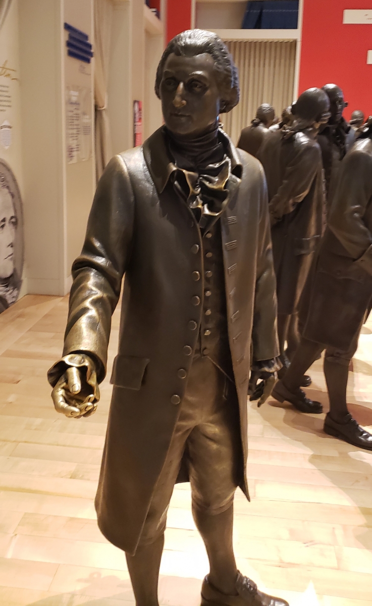 William Blount Statue in Signers' Hall at the National Constitution Center