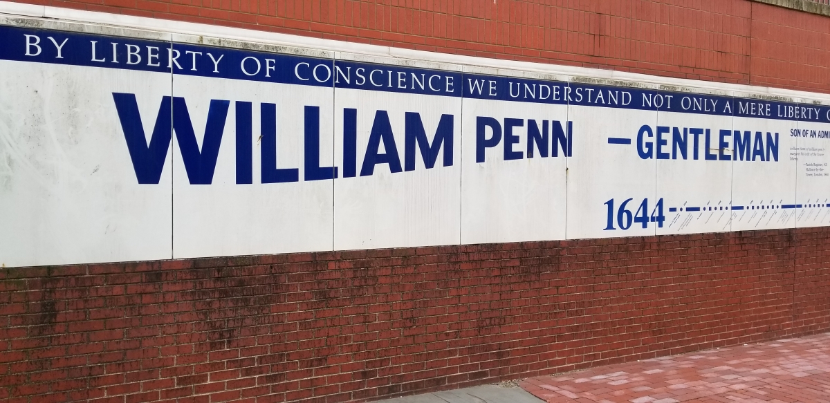 Welcome Park - William Penn Timeline