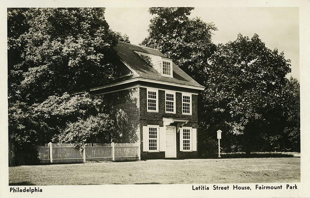 Letitia Street House 1942 Postcard - Photo Credit: Free Library of Philadelphia