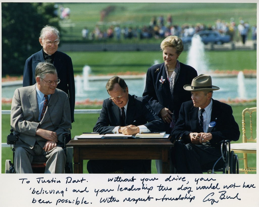 President Bush Signing the Americans with Disabilities Act, The White House, Washington, D.C., July 26, 1990