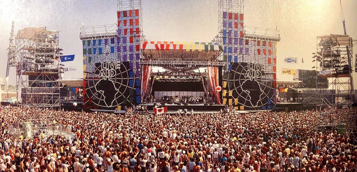 Live Aid at JFK Stadium in Philadelphia - Photo Credit: Electric Factory Concerts