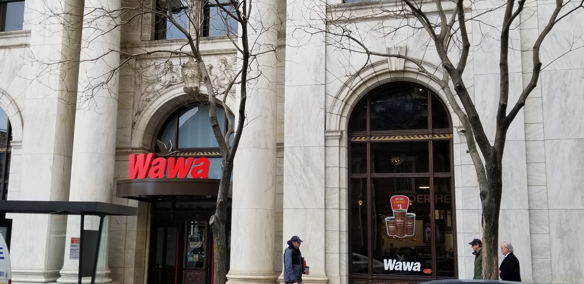 Wawa 6th & Chestnut at the Public Ledger Building