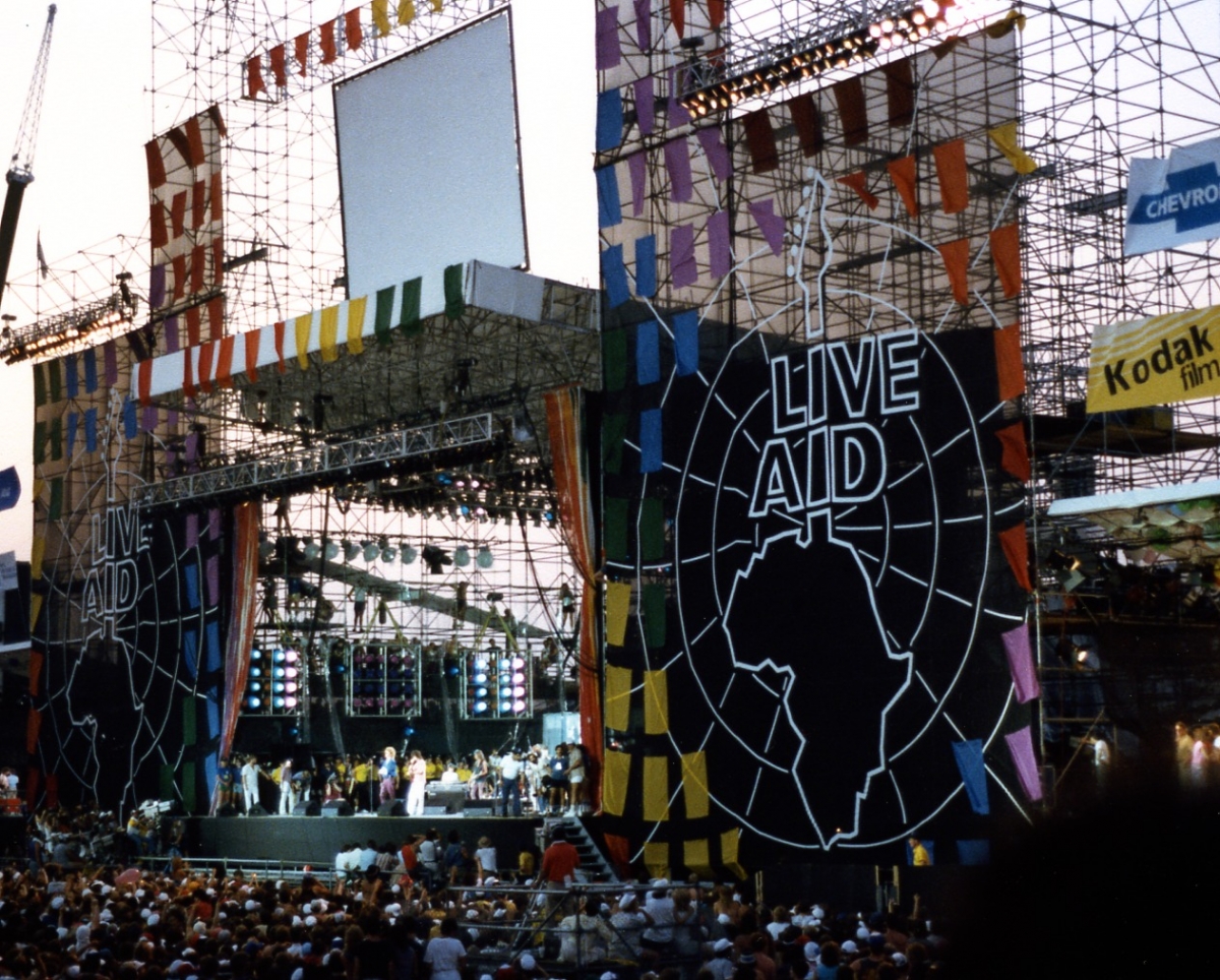 Live Aid Philadelphia, July 13, 1985 (Photo Credit: Squelle)