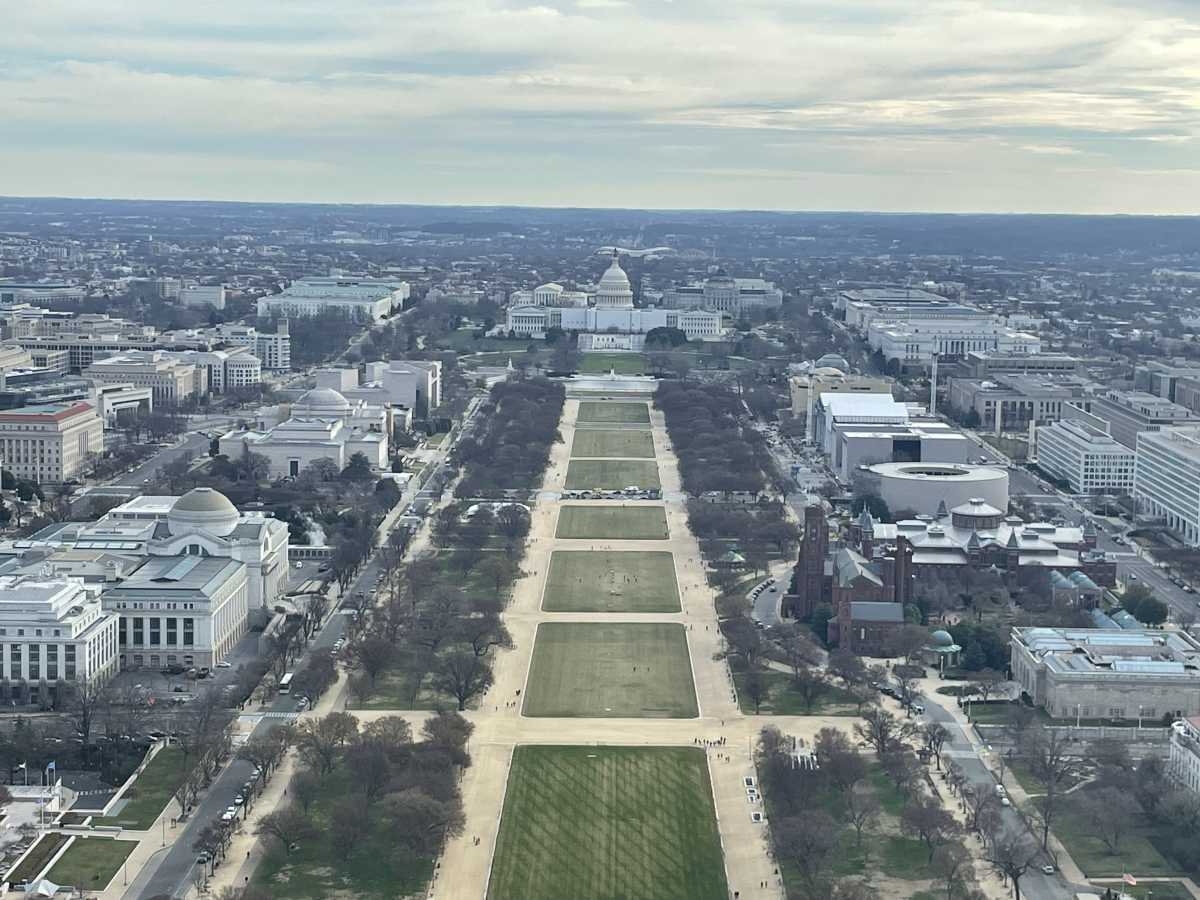 View of the Capital Building from the Top of the Washington Monument View of the Capital Building from the Top of the Washington Monument