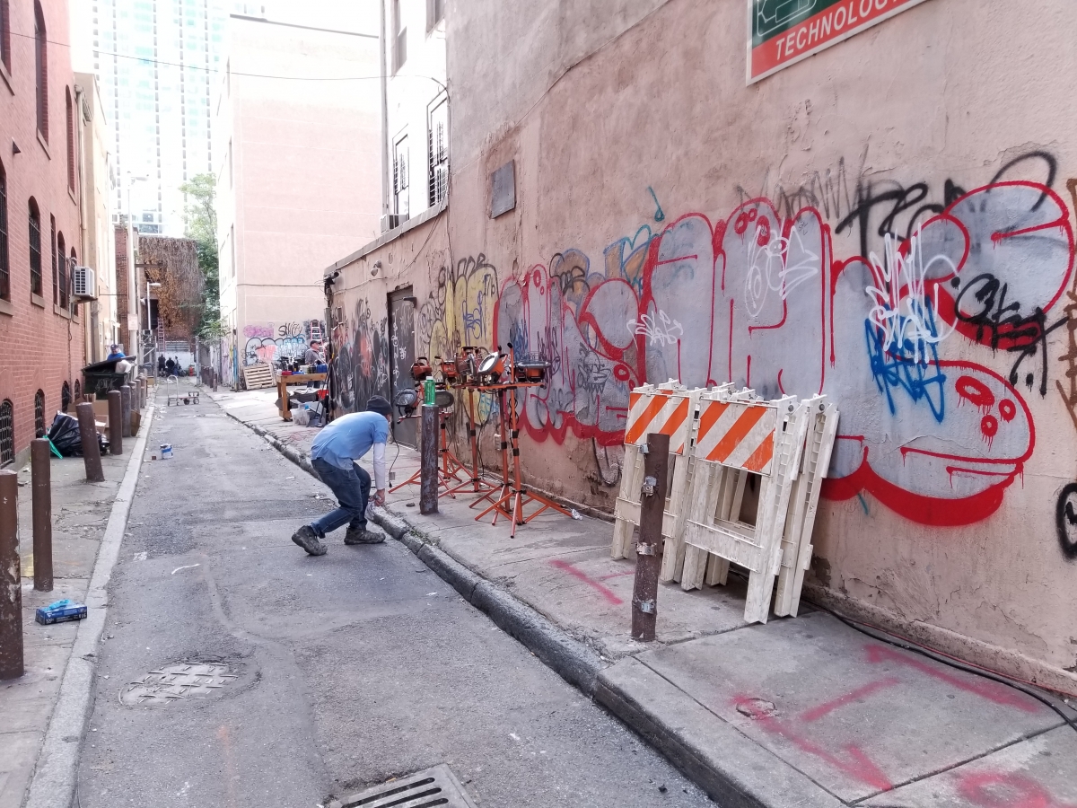 17 Bridges Filming Location, Ionic Street at 20th Street, Philadelphia