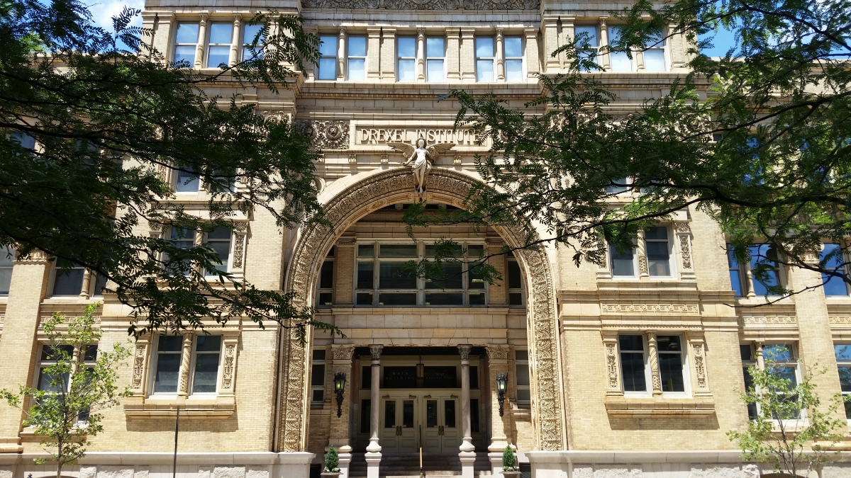 Drexel's Main Building - Built in 1891 by Joseph M. Wilson Drexel's Main Building - Built in 1891 by Joseph M. Wilson