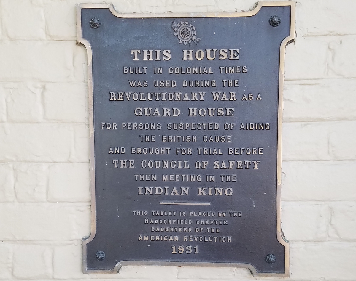 Guard House Historical Plaque