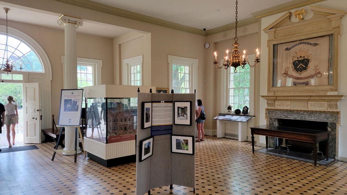 The Newly Restored Interior of Carpenters' Hall