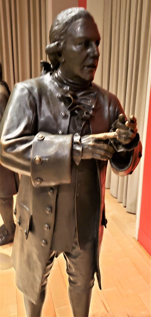 Daniel of St. Thomas Jenifer Statue in Signers' Hall at the National Constitution Center