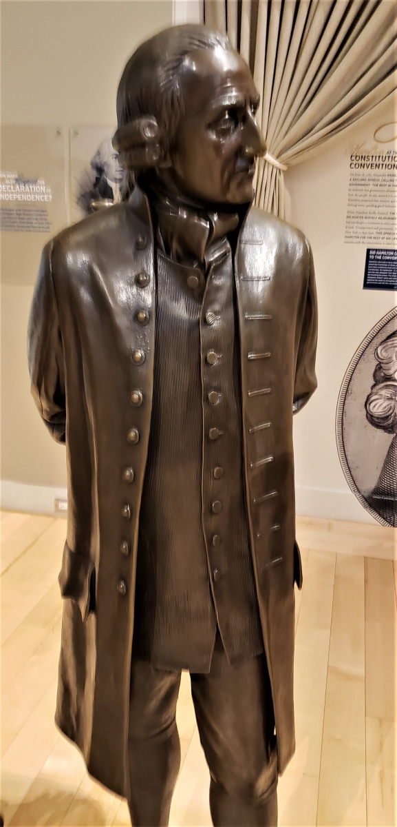 David Brearley Statue in Signers' Hall at the National Constitution Center