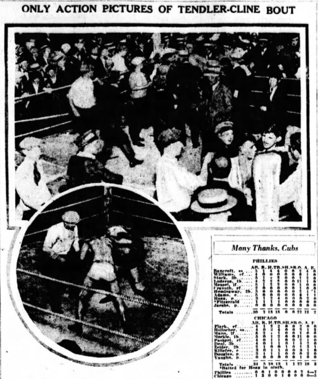 First Sports Action Photographs in Philadelphia - 1918 Evening Public Ledger