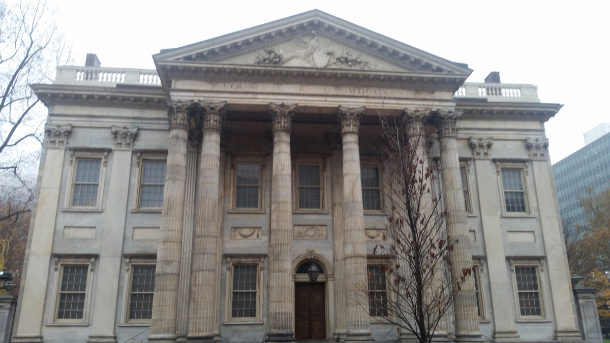 The First Bank of United States, chartered under the direction of Alexander Hamilton The First Bank of United States, chartered under the direction of Alexander Hamilton