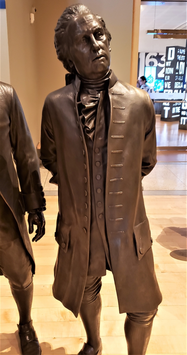 John Rutledge Statue in Signers' Hall at the National Constitution Center John Rutledge Statue in Signers' Hall at the National Constitution Center