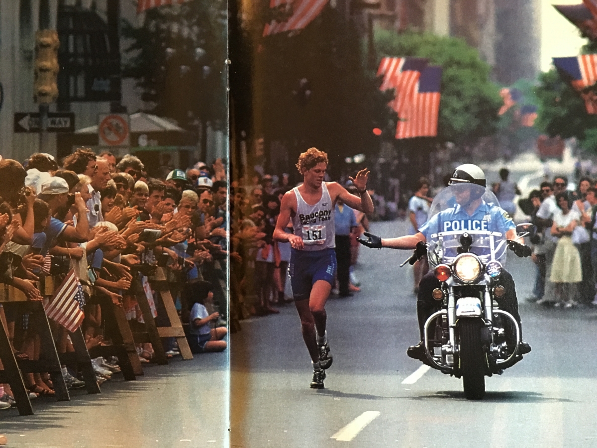 Ken Glah, Winner of the 1984 Liberty to Liberty Triathlon