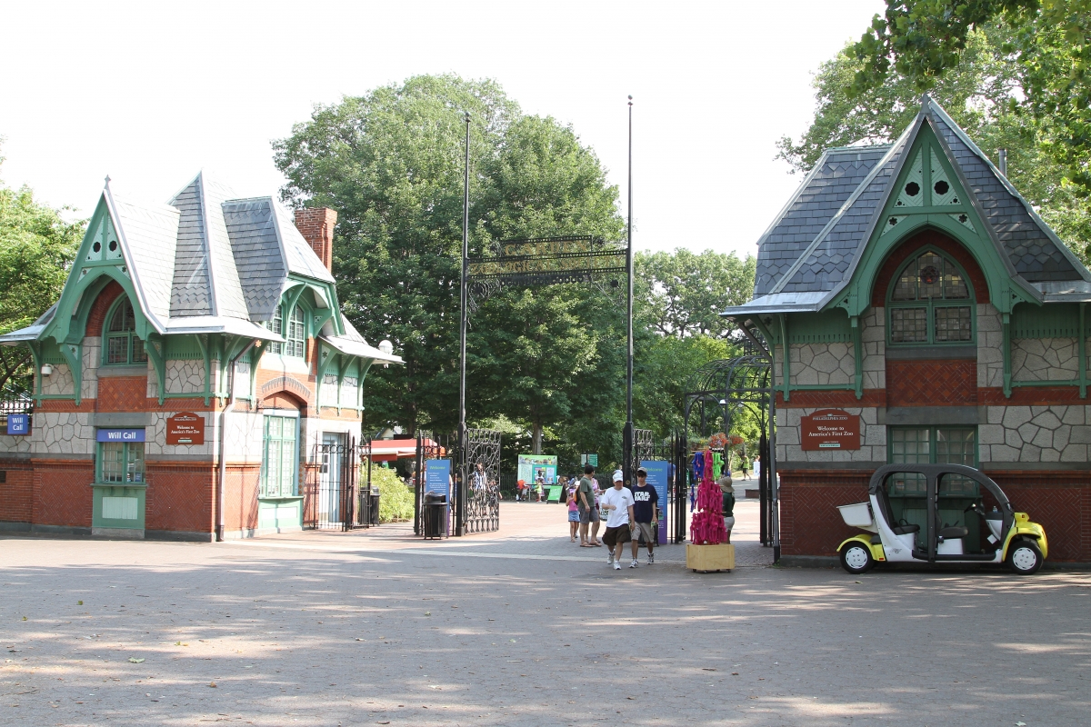 Frank Furness designed Philadelphia Zoo Gatehouses - Credit: Jim, the Photographer 