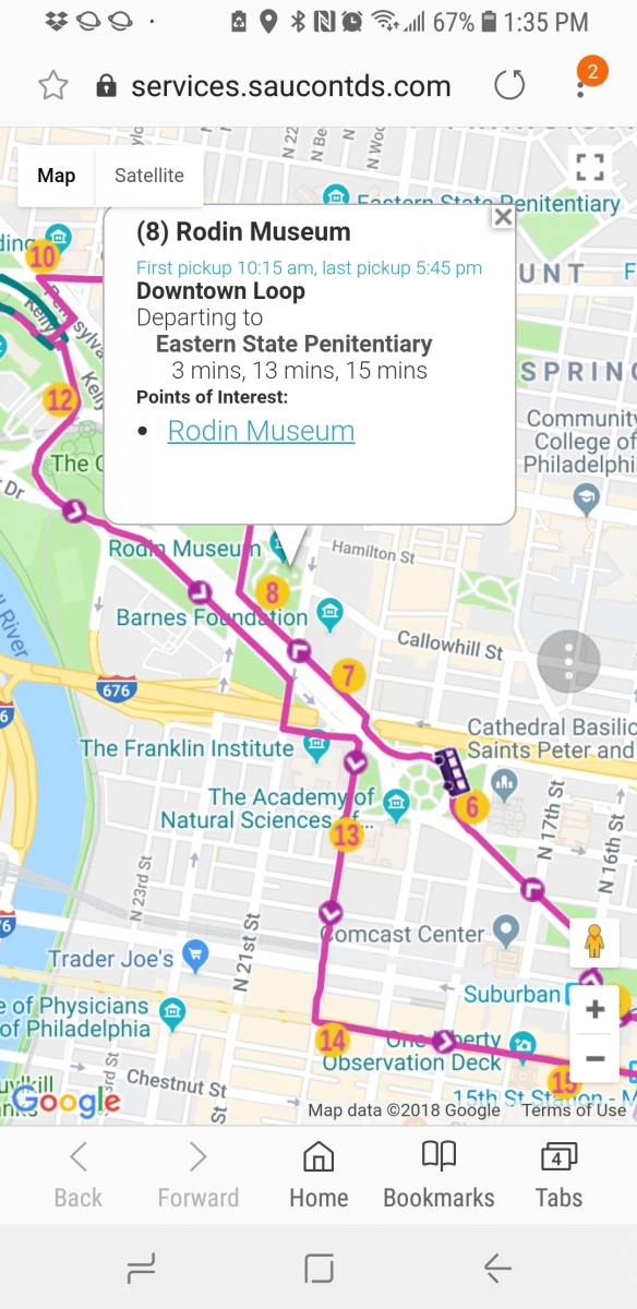 Phlash Online Map Screenshot