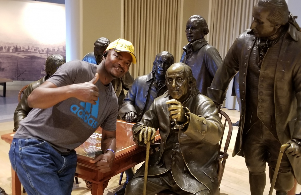 Signers' Hall at the National Constitution Center