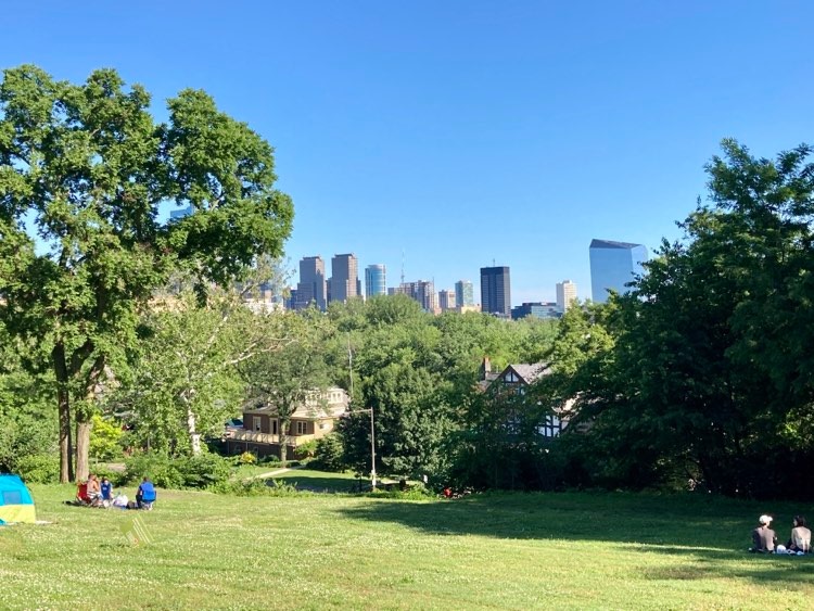 City Skyline and Schuylkill River Views, Lemon Hill Mansion, Fairmount Park, Philadelphia