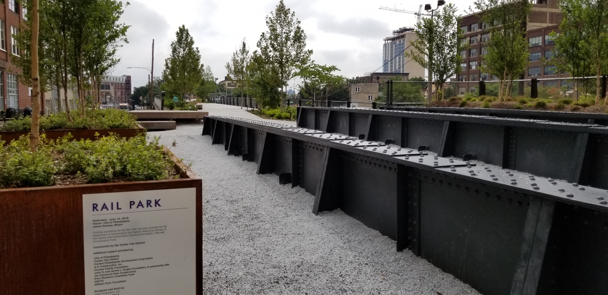 The Rail Park Entrance