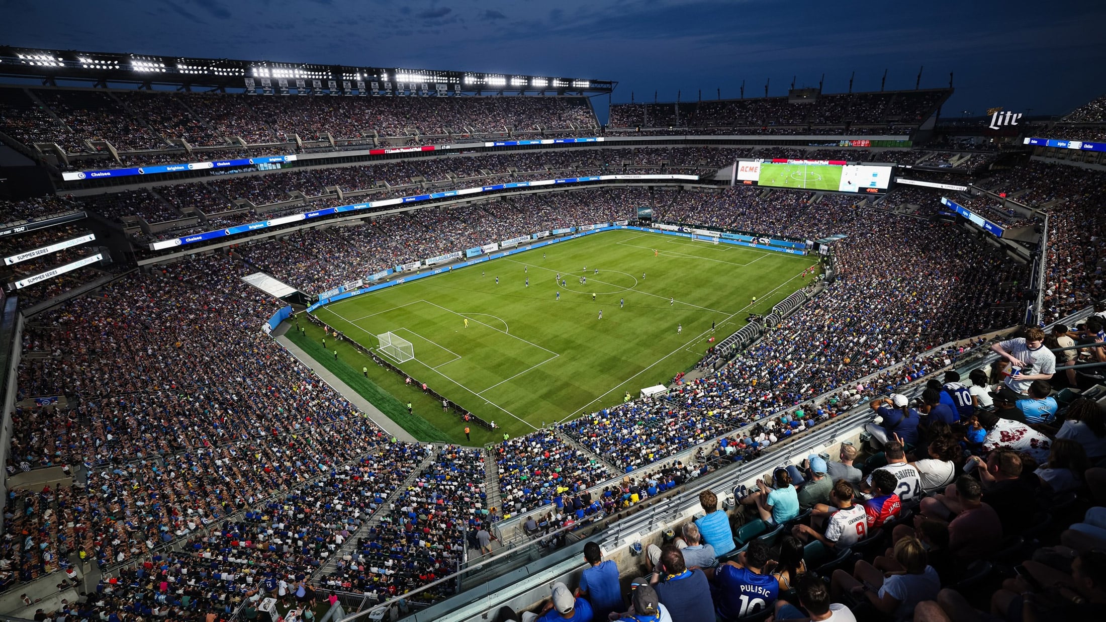 Philadelphia Stadium filled with World Cup Fans