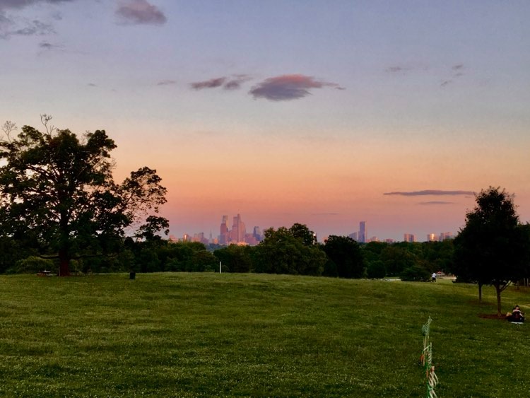 View from Belmont Mansion, Fairmount Park, Philadelphia