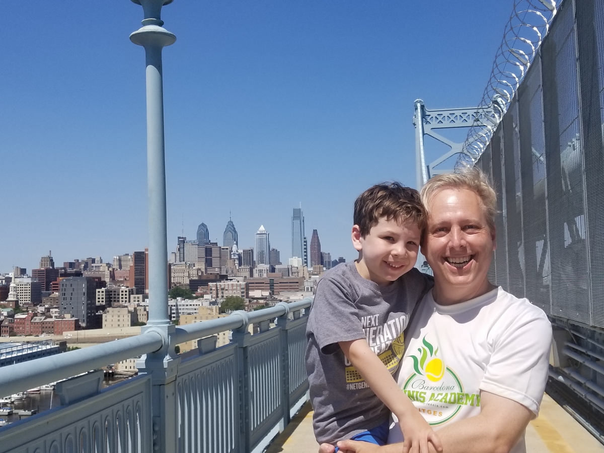 Ben Franklin Bridge Pedestrian Walkway, A Great Family Experience with Views of the Philadelphia Skyline