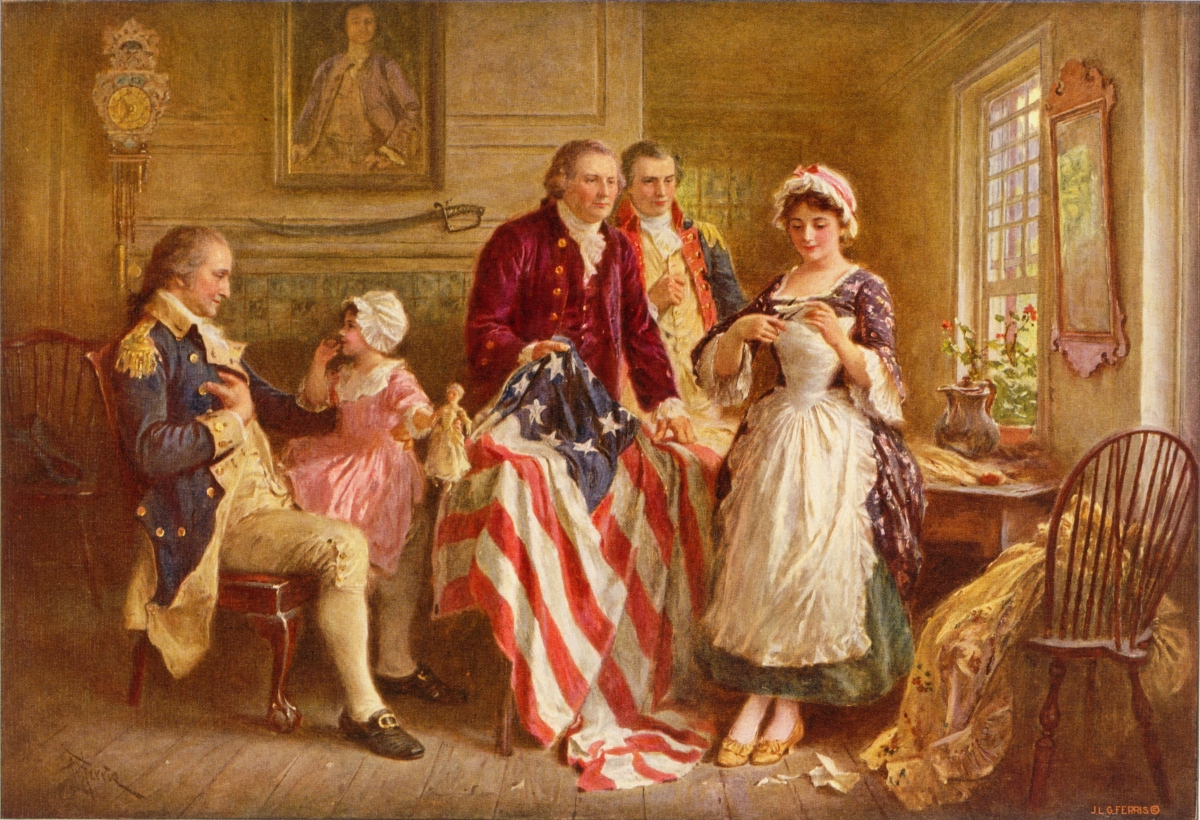 Betsy Ross, By Jean Leon Gerome Ferris