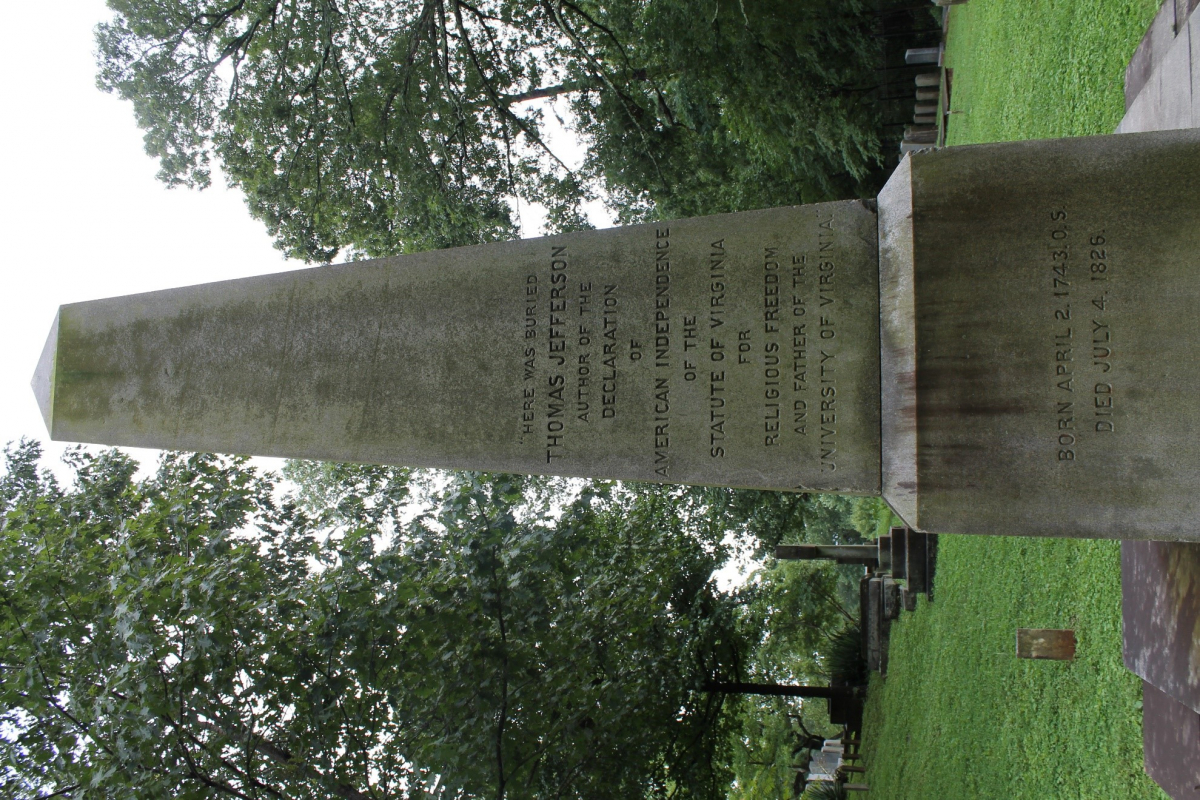 Grave of Thomas Jefferson