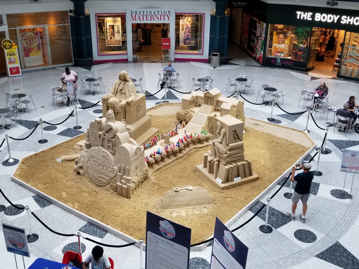 Sand Sculpture Spectacular at The Shops at Liberty Place