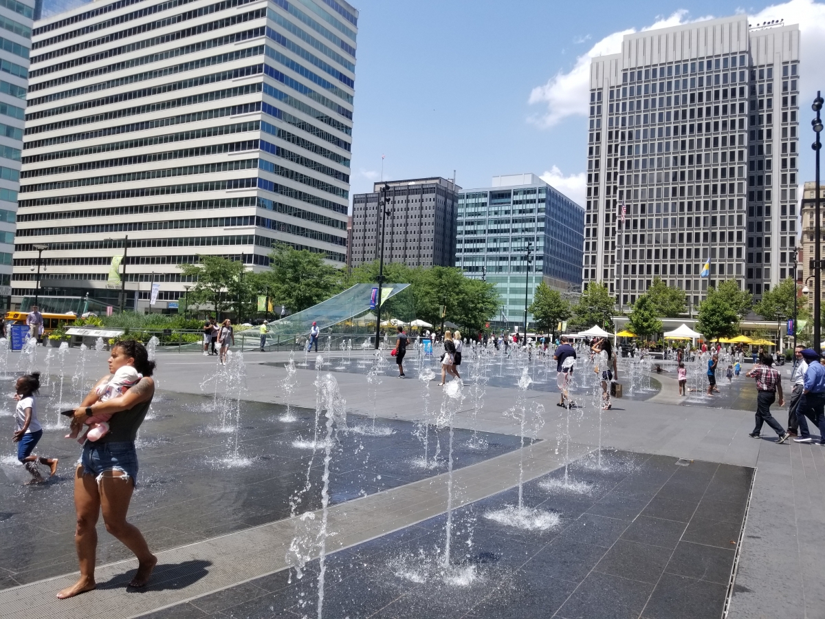 Dilworth Park Splash Fountain