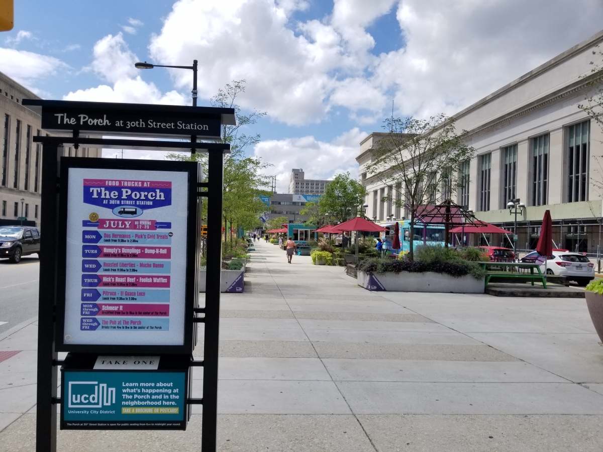 30th Street Station and the Porch at 30th Street