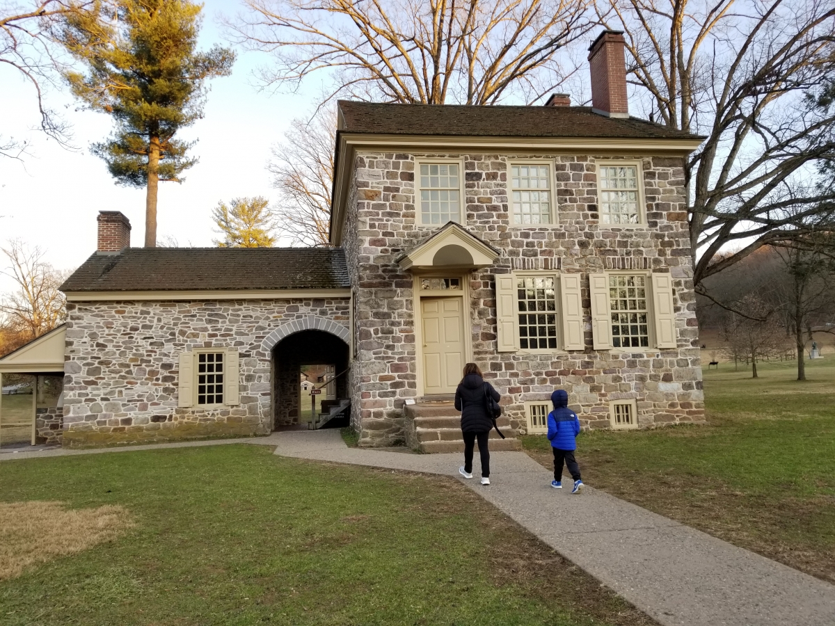 Washington's Headquarters at Valley Forge, where Hamilton spent much of his time
