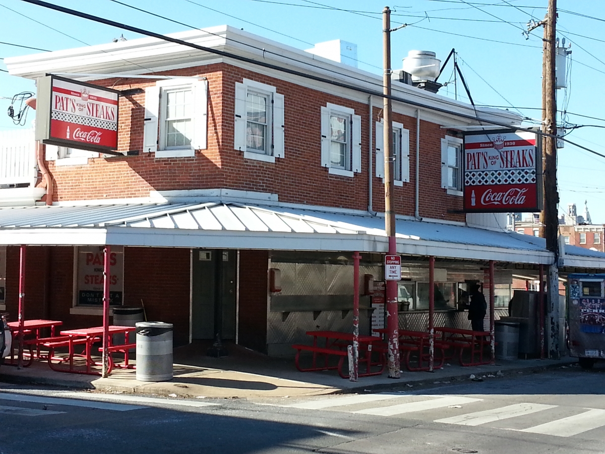 Pat's King of Steaks - the birthplace of the Philly Cheesesteak Pat's King of Steaks