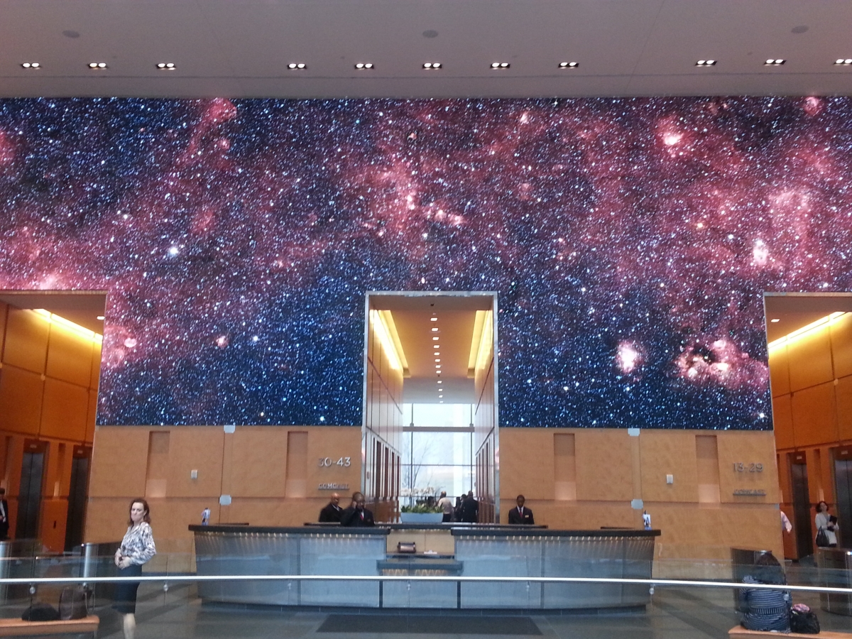 The Comcast Experience HD Video Wall