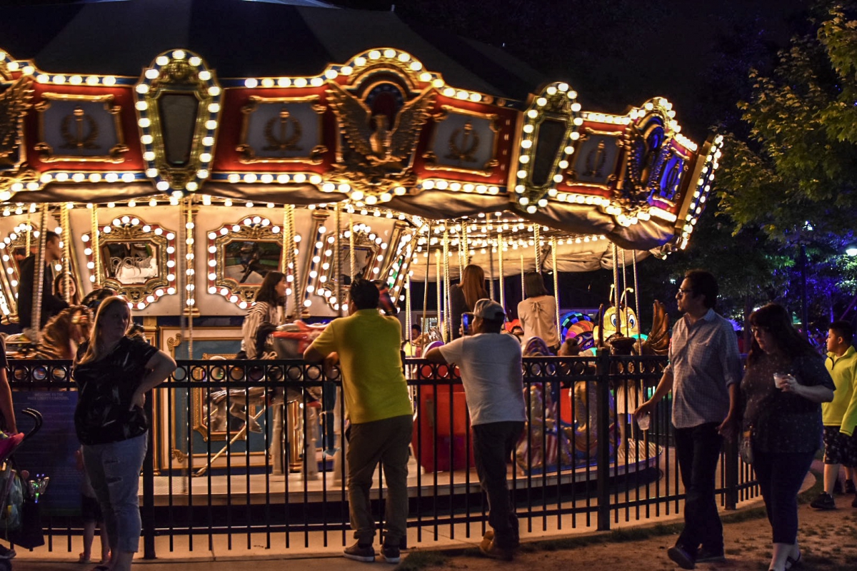 Merry-Go-Round in Franklin Square - Photo Credit: Wendy Furman