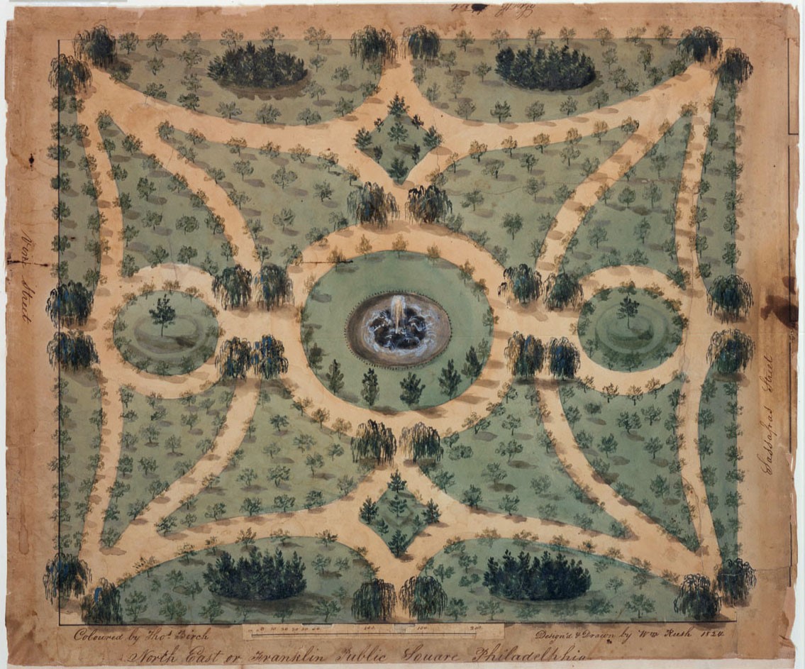 Franklin Square in 1824. Courtesy of the Library Company of Philadelphia Franklin Square in 1824. Courtesy of the Library Company of Philadelphia