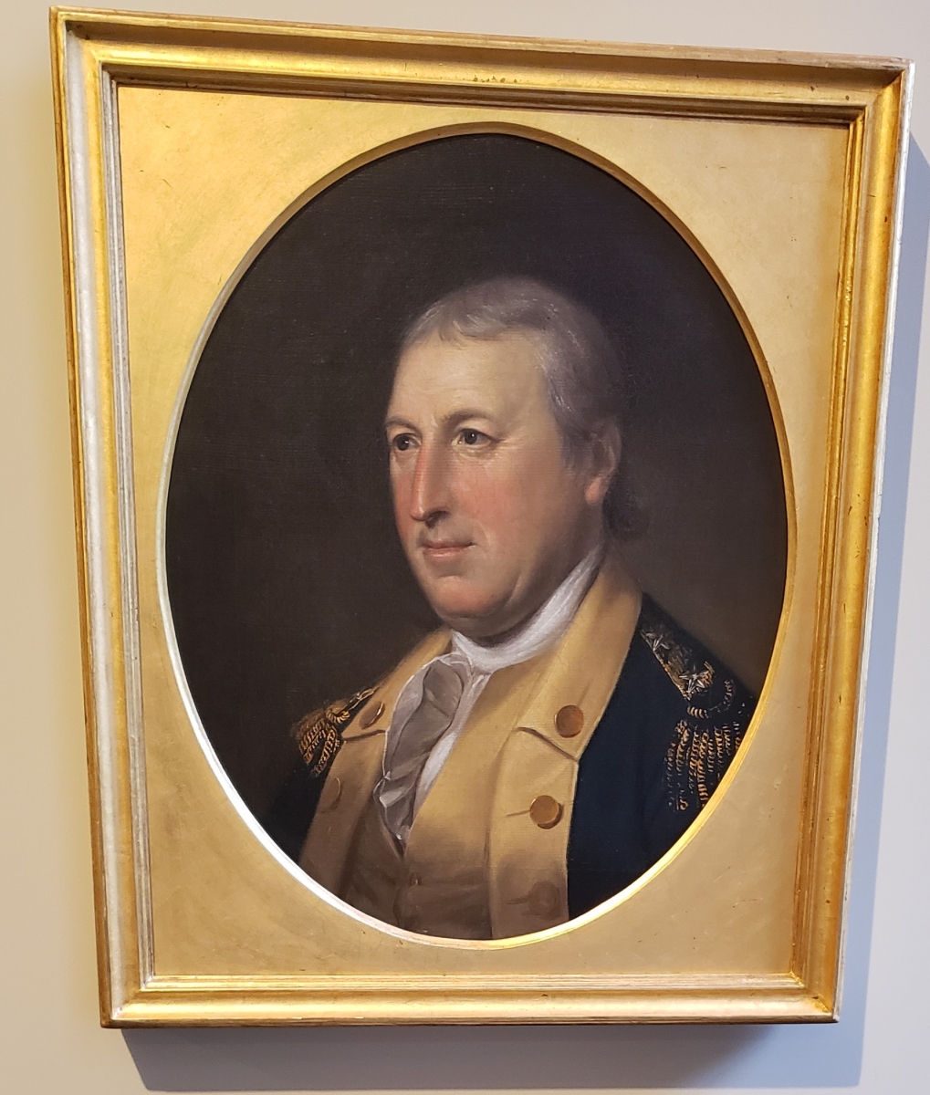 Horatio Gates Portrait located in the Second Bank of the United States Portrait Gallery