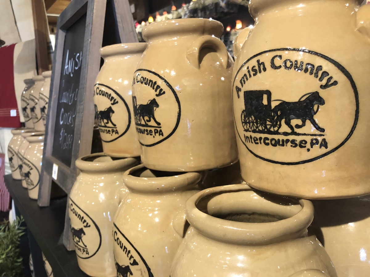 Intercourse, PA jugs at Kettle Kitchen Village Intercourse, PA jugs at Kettle Kitchen Village