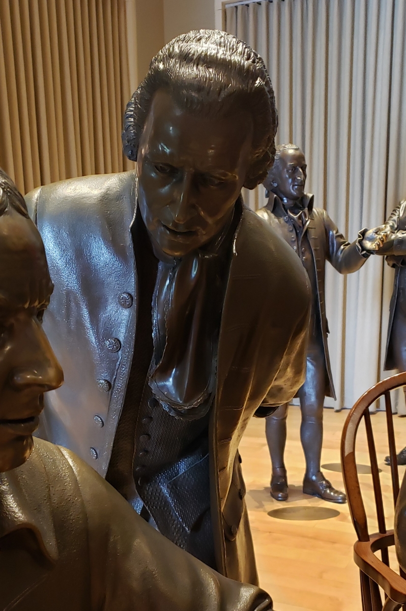 Jared Ingersoll Statue in Signers' Hall at the National Constitution Center
