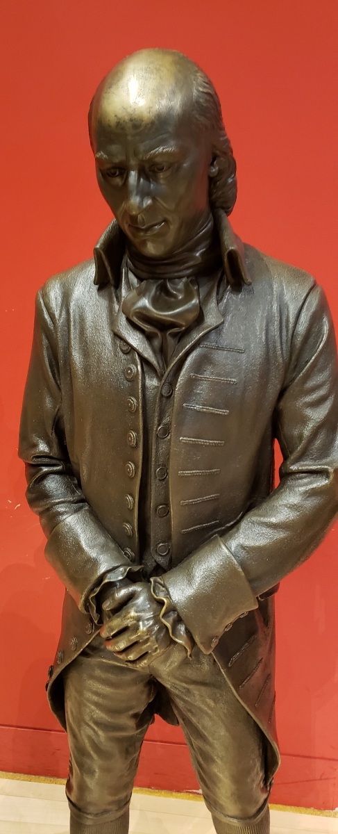 John Blair Statue in Signers' Hall at the National Constitution Center