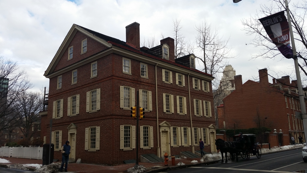 The Dolley Todd House where Dolley lived as a widower when she met James Madison